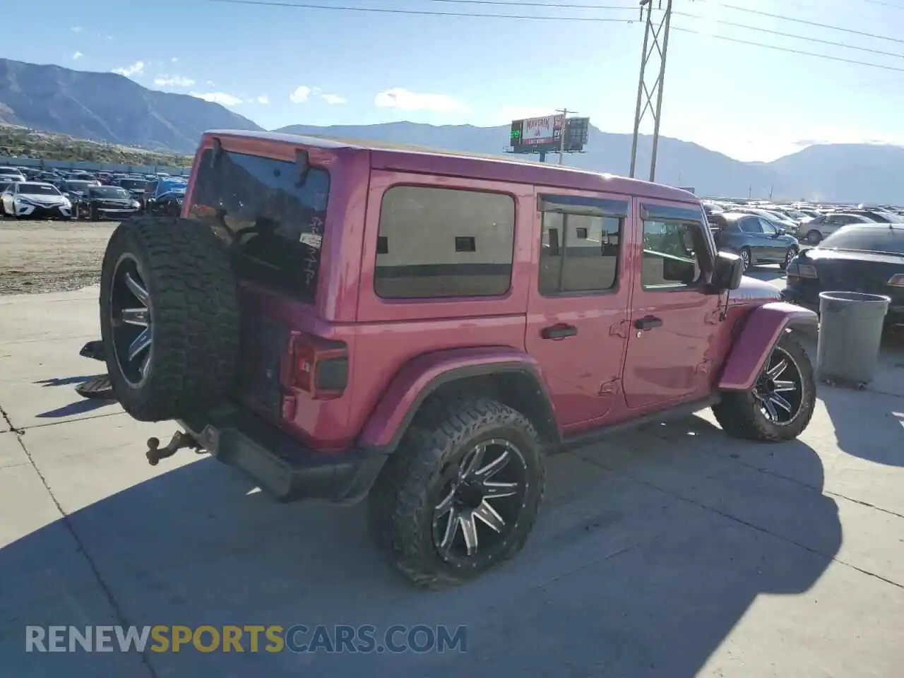3 Photograph of a damaged car 1C4HJXFG1MW850073 JEEP WRANGLER 2021