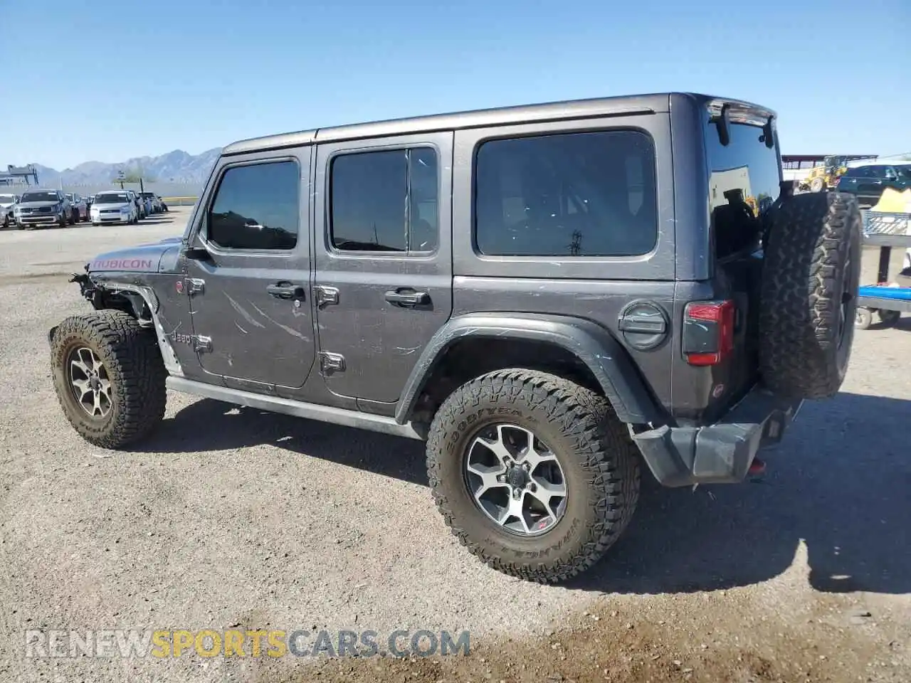 2 Photograph of a damaged car 1C4HJXFG3MW532262 JEEP WRANGLER 2021