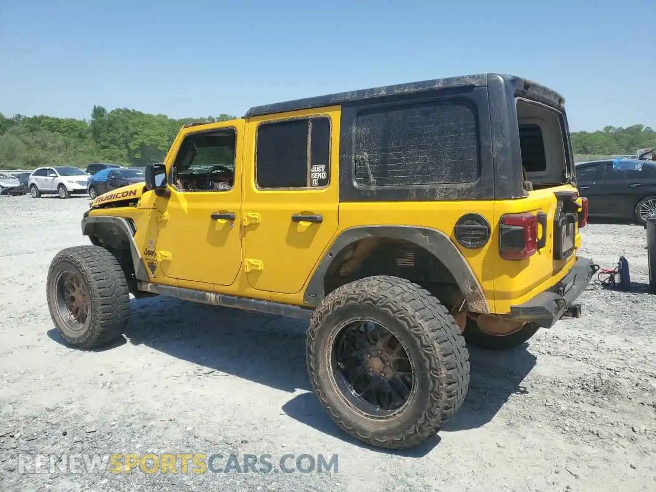 2 Photograph of a damaged car 1C4HJXFG3MW620194 JEEP WRANGLER 2021