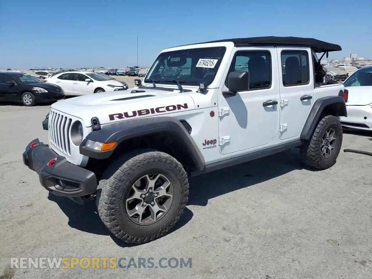 1 Photograph of a damaged car 1C4HJXFG3MW626934 JEEP WRANGLER 2021