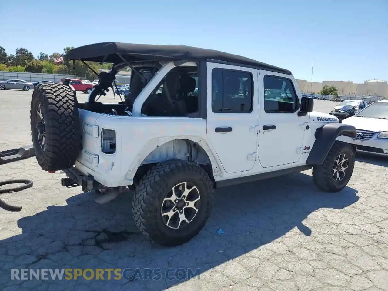 3 Photograph of a damaged car 1C4HJXFG3MW626934 JEEP WRANGLER 2021