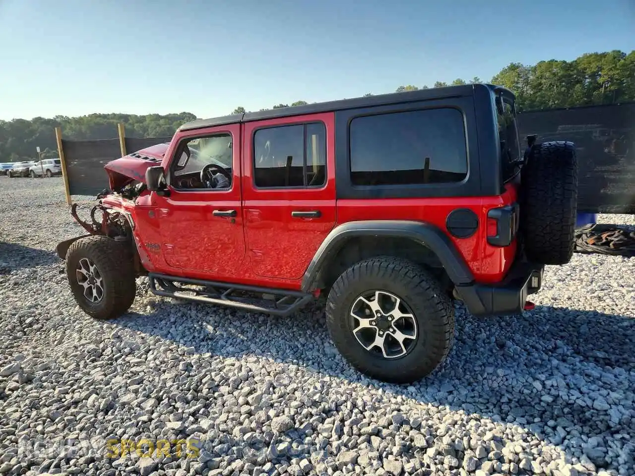 2 Photograph of a damaged car 1C4HJXFG3MW866307 JEEP WRANGLER 2021