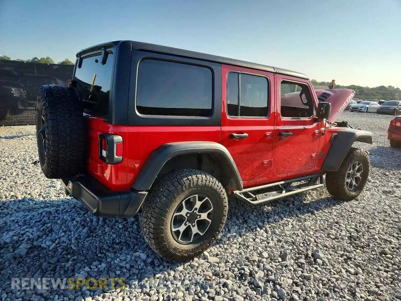 3 Photograph of a damaged car 1C4HJXFG3MW866307 JEEP WRANGLER 2021
