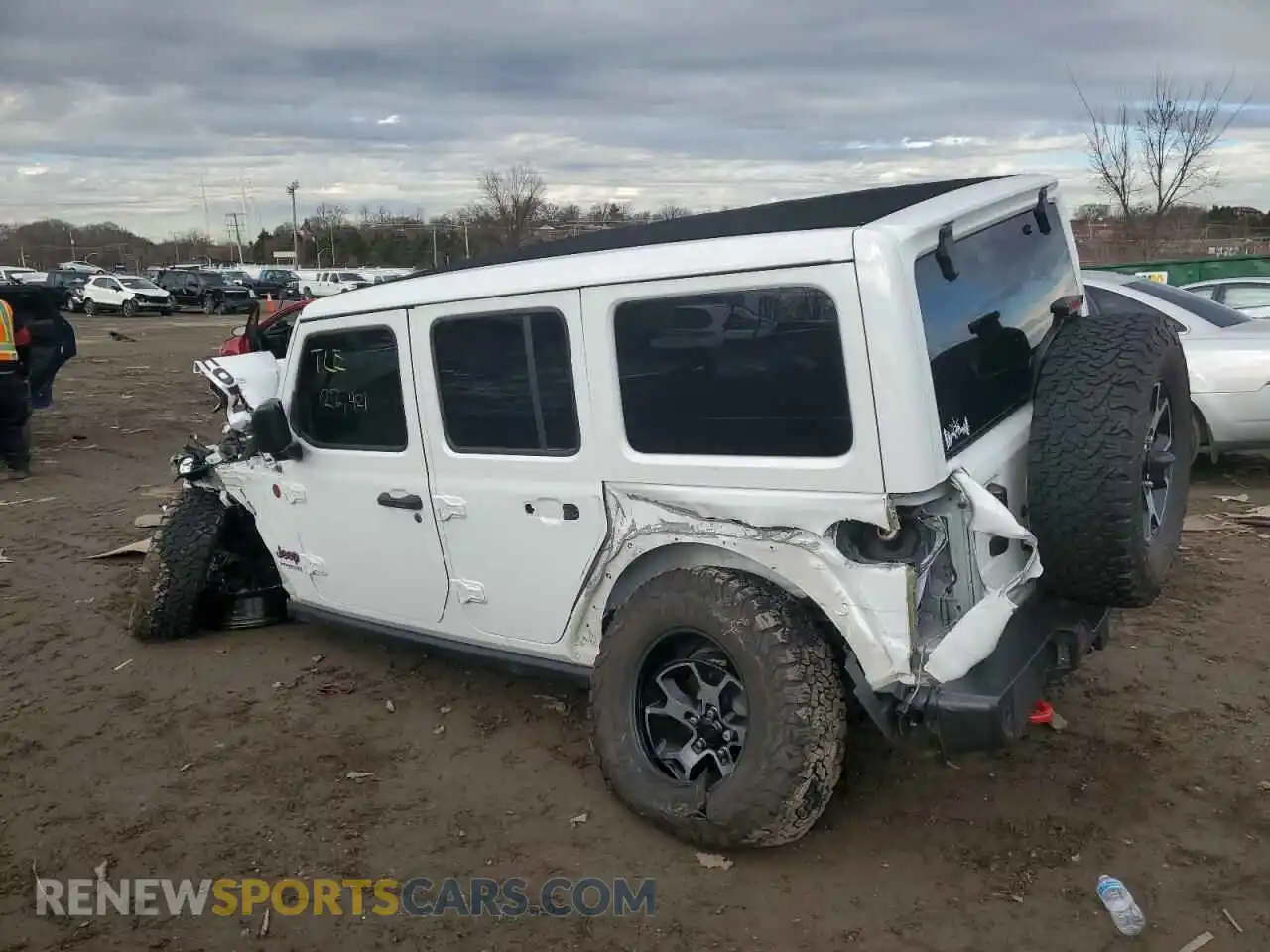2 Photograph of a damaged car 1C4HJXFG4MW558613 JEEP WRANGLER 2021