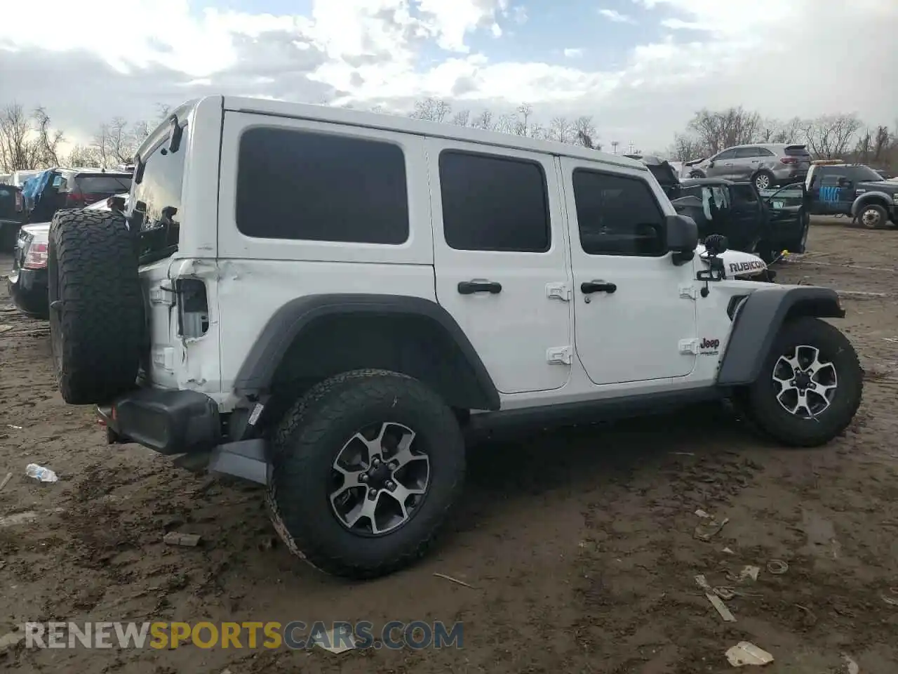 3 Photograph of a damaged car 1C4HJXFG4MW558613 JEEP WRANGLER 2021