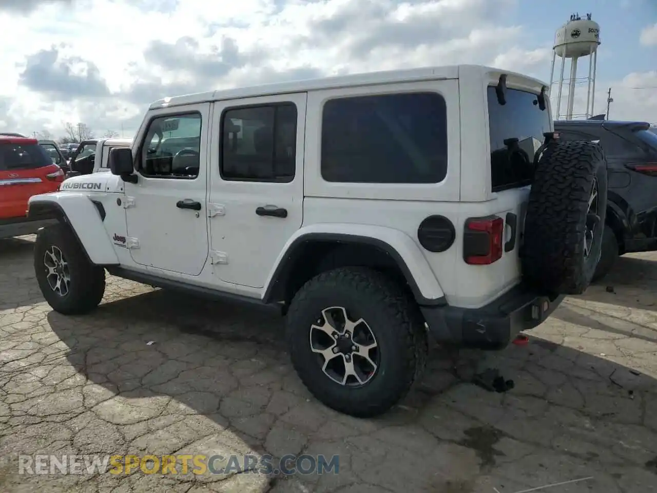 2 Photograph of a damaged car 1C4HJXFG4MW771884 JEEP WRANGLER 2021