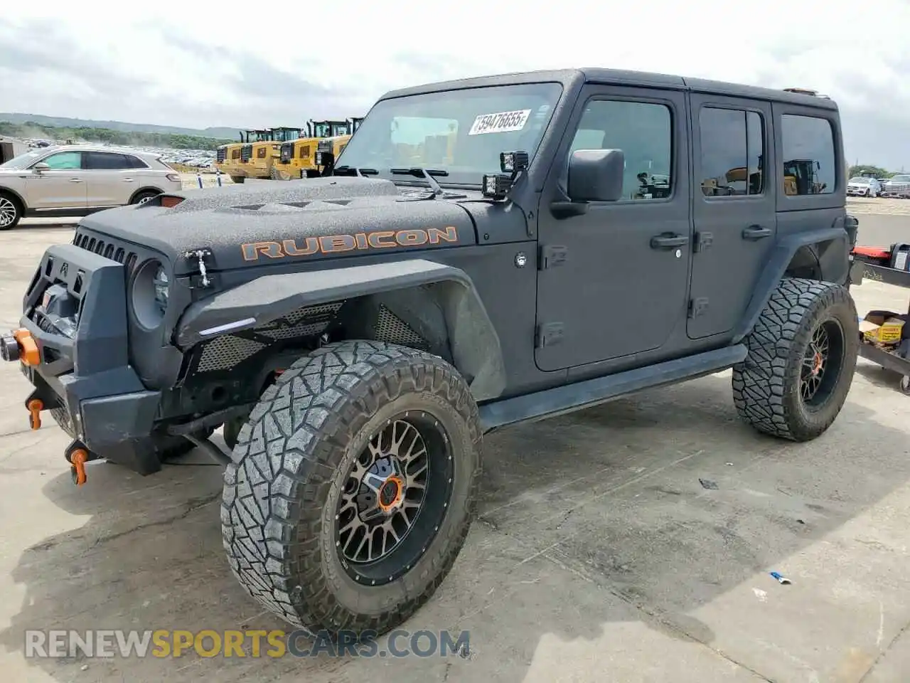 1 Photograph of a damaged car 1C4HJXFG5MW542260 JEEP WRANGLER 2021
