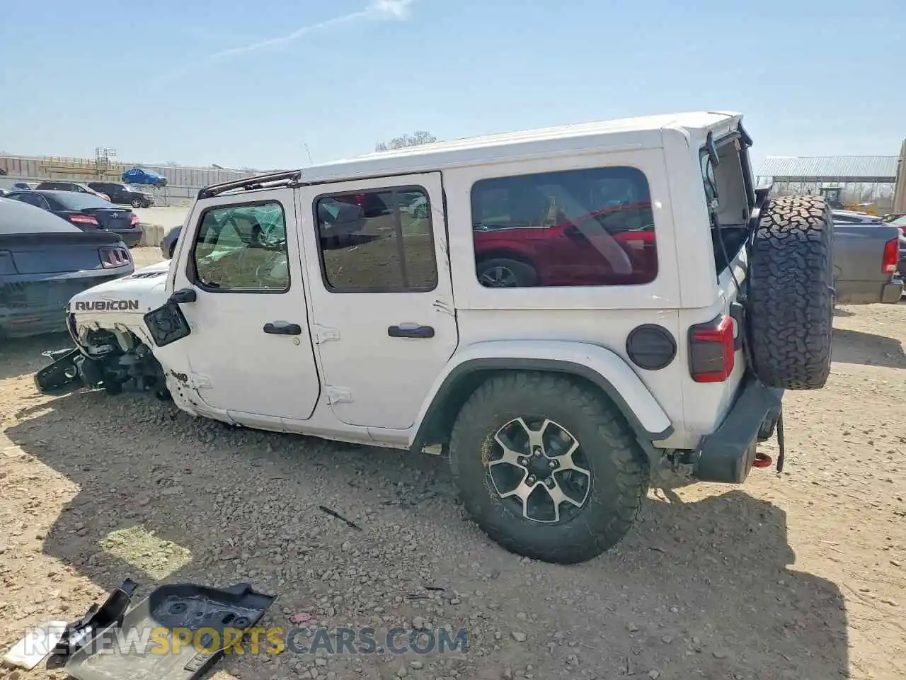 2 Photograph of a damaged car 1C4HJXFG6MW524821 JEEP WRANGLER 2021