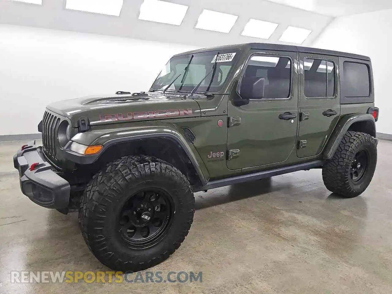1 Photograph of a damaged car 1C4HJXFG6MW528268 JEEP WRANGLER 2021