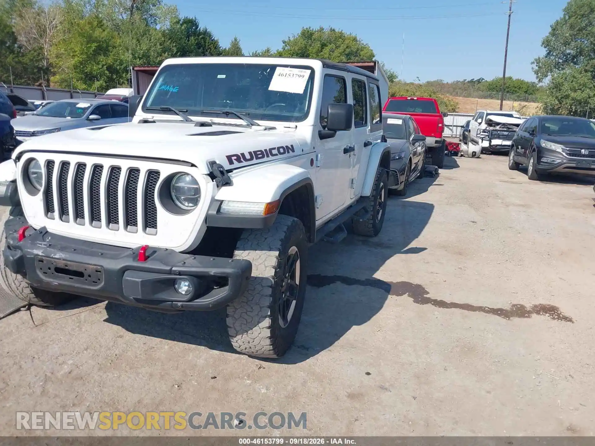 2 Photograph of a damaged car 1C4HJXFG6MW543224 JEEP WRANGLER 2021