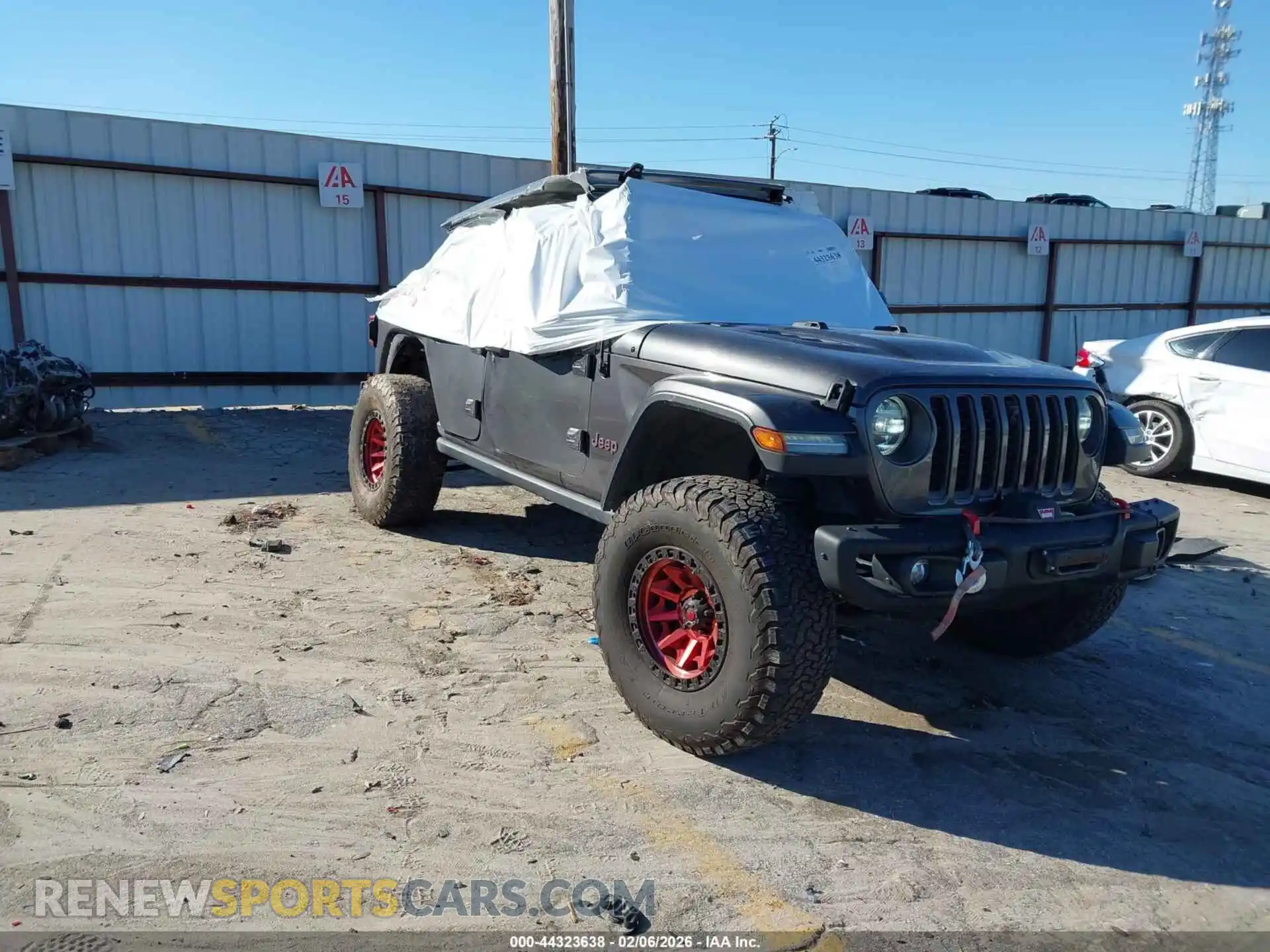 1 Photograph of a damaged car 1C4HJXFG7MW531034 JEEP WRANGLER 2021