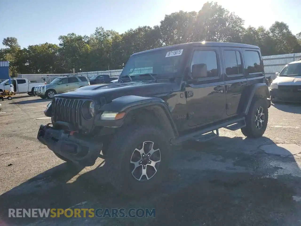 1 Photograph of a damaged car 1C4HJXFG7MW536511 JEEP WRANGLER 2021