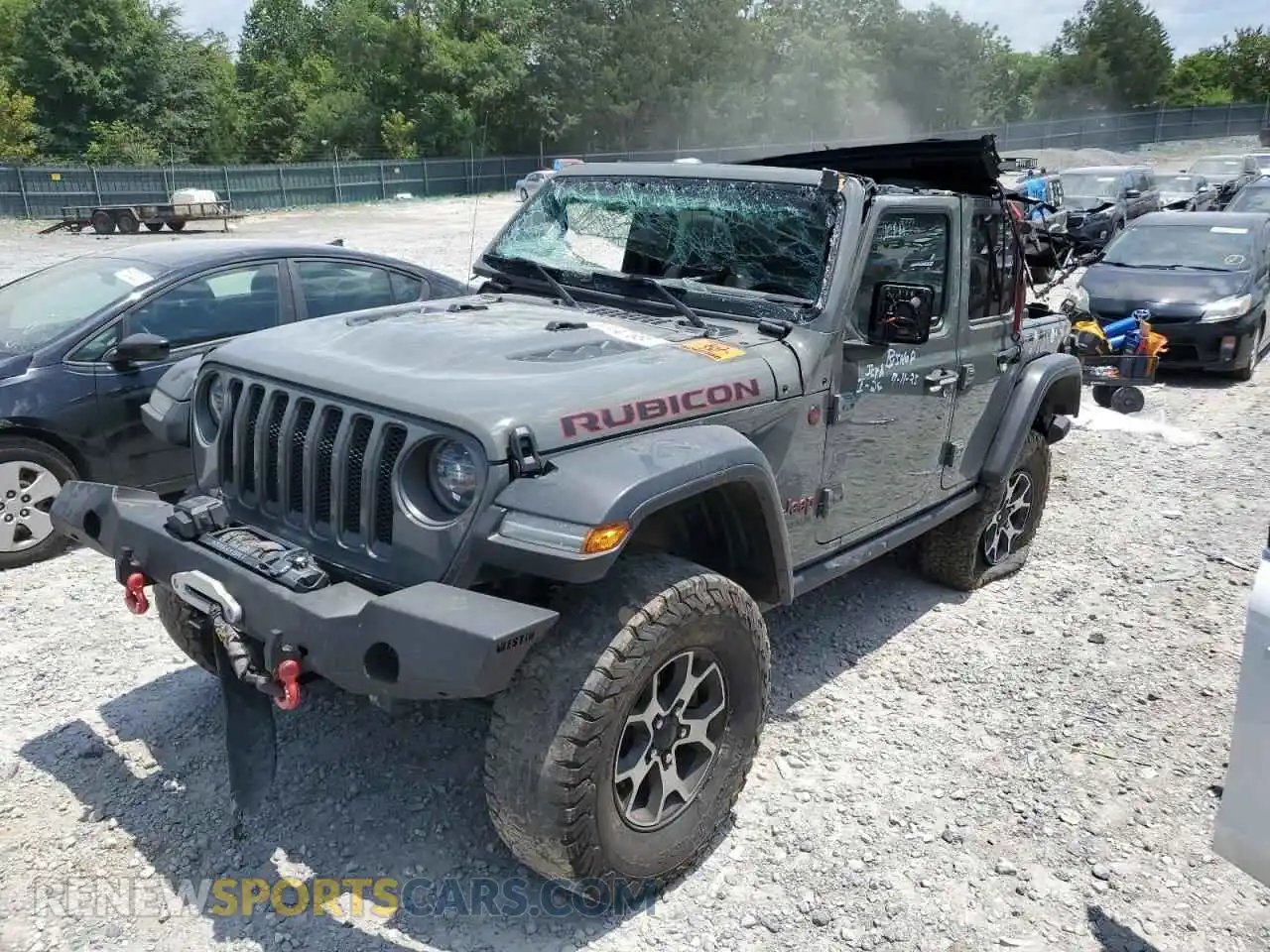 3 Photograph of a damaged car 1C4HJXFG8MW573275 JEEP WRANGLER 2021