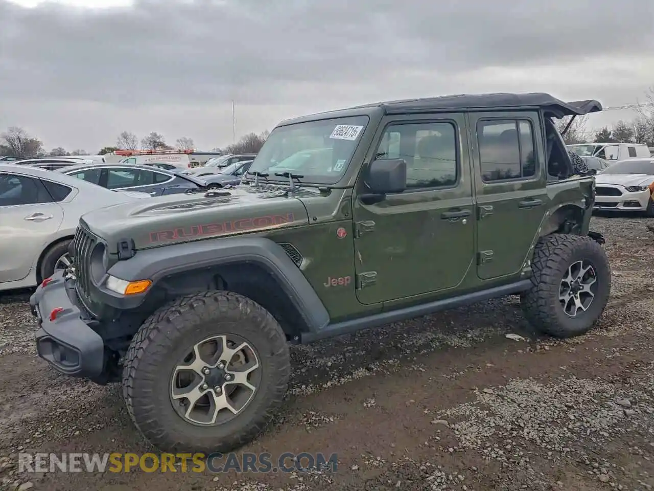 1 Photograph of a damaged car 1C4HJXFG8MW632051 JEEP WRANGLER 2021