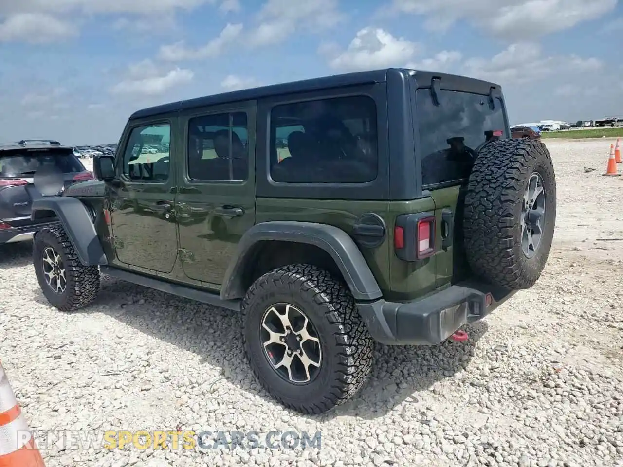 2 fotografías del automóvil dañado 1C4HJXFG9MW615338 JEEP WRANGLER 2021