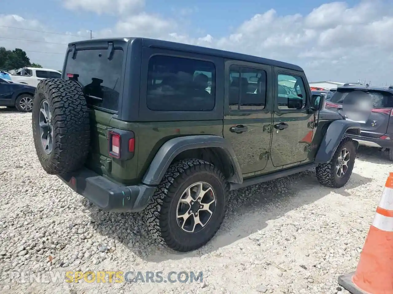 3 fotografías del automóvil dañado 1C4HJXFG9MW615338 JEEP WRANGLER 2021