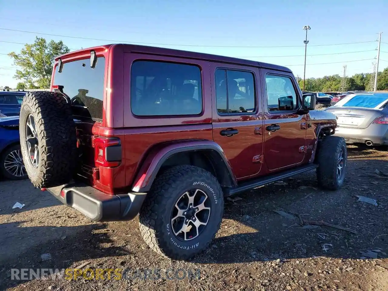 3 Photograph of a damaged car 1C4HJXFG9MW726021 JEEP WRANGLER 2021