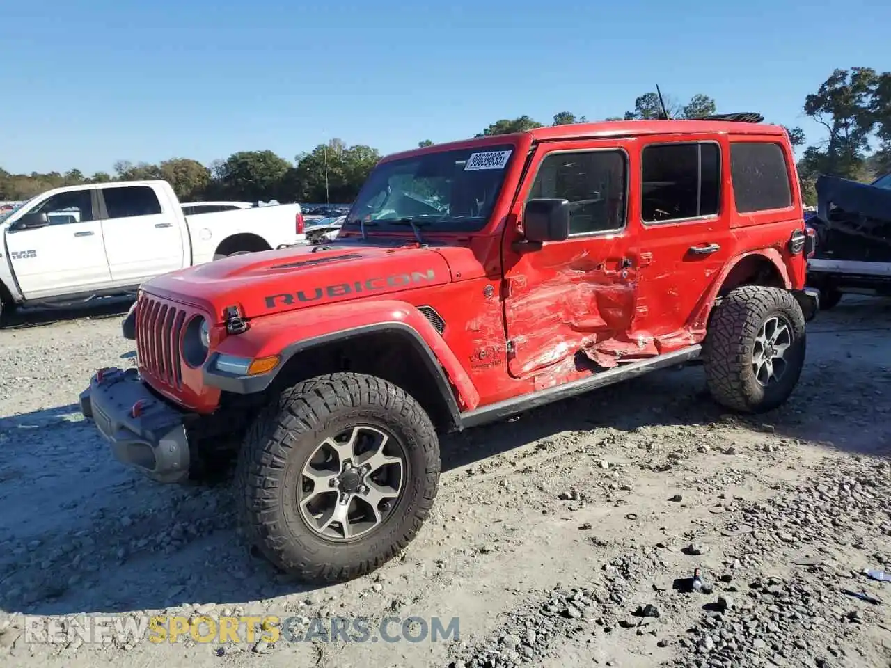 1 fotografías del automóvil dañado 1C4HJXFGXMW530380 JEEP WRANGLER 2021