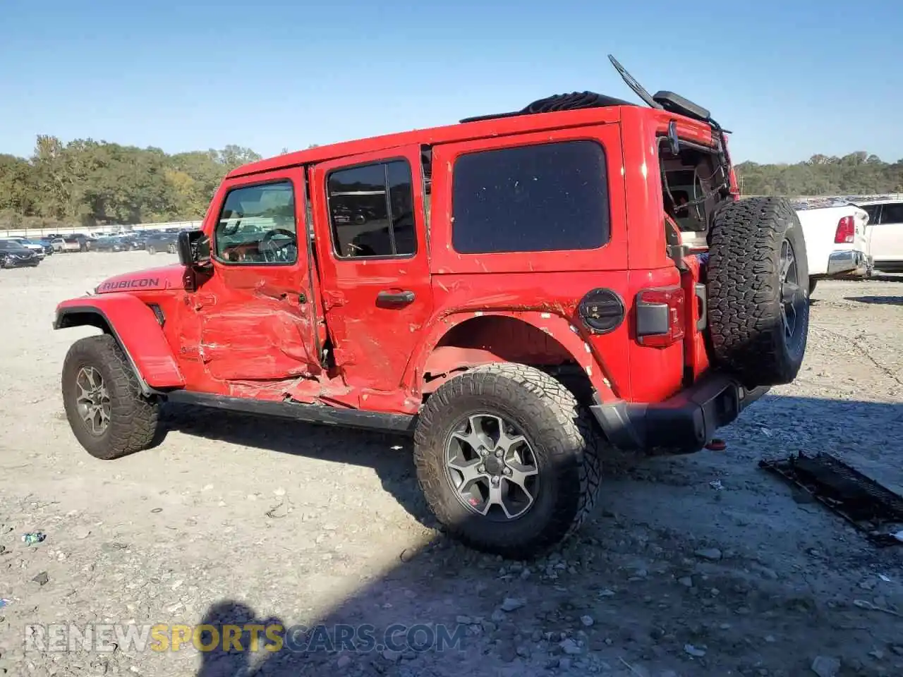 2 fotografías del automóvil dañado 1C4HJXFGXMW530380 JEEP WRANGLER 2021