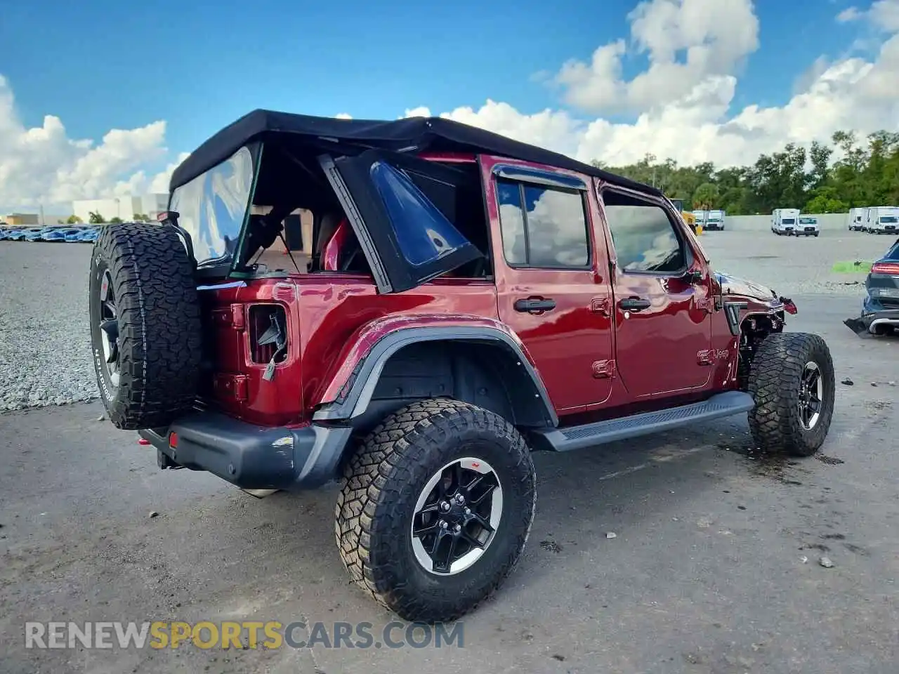 3 fotografías del automóvil dañado 1C4HJXFGXMW684863 JEEP WRANGLER 2021