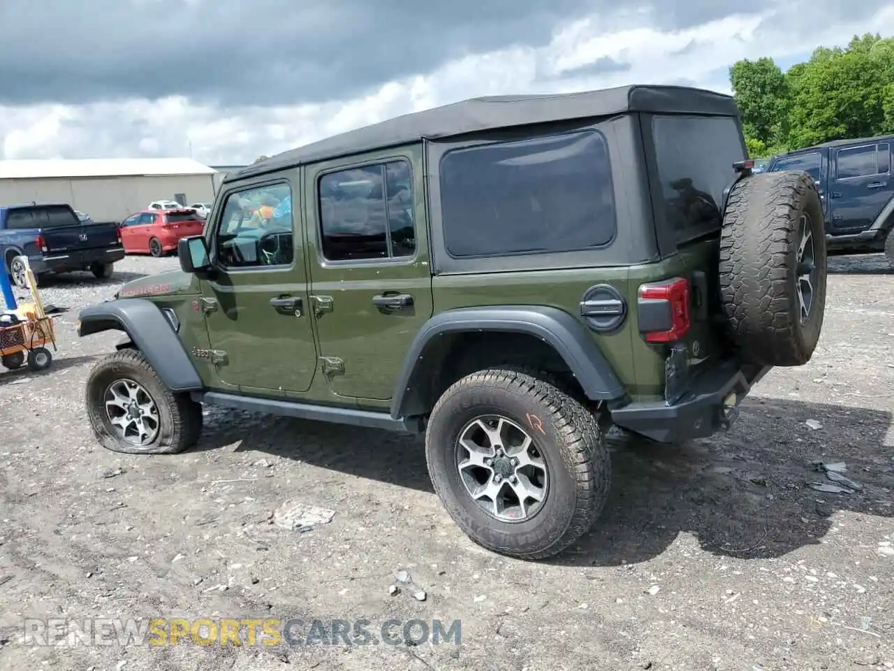 2 Photograph of a damaged car 1C4HJXFGXMW701435 JEEP WRANGLER 2021