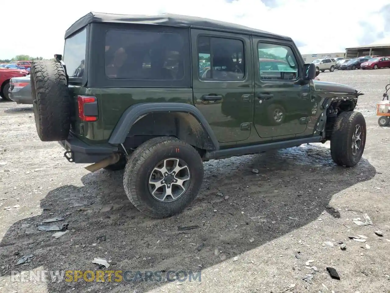 3 Photograph of a damaged car 1C4HJXFGXMW701435 JEEP WRANGLER 2021