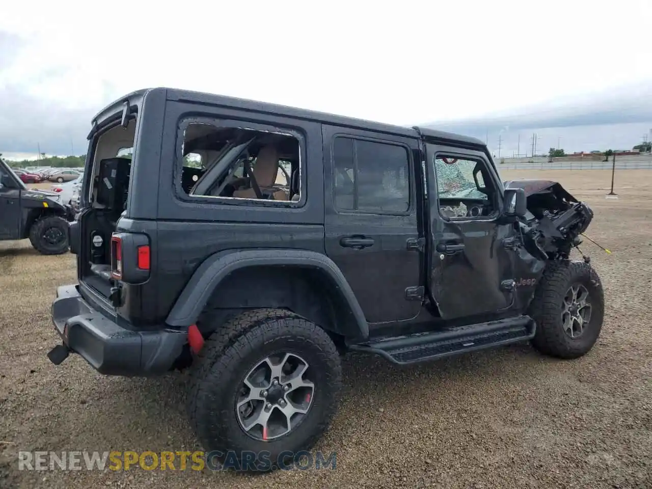 3 Photograph of a damaged car 1C4HJXFGXMW833837 JEEP WRANGLER 2021