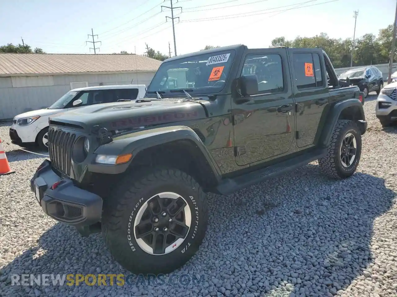 1 Photograph of a damaged car 1C4HJXFN0MW792570 JEEP WRANGLER 2021