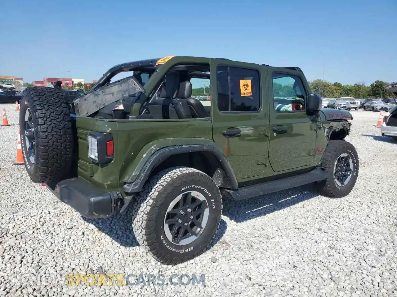 3 Photograph of a damaged car 1C4HJXFN0MW792570 JEEP WRANGLER 2021