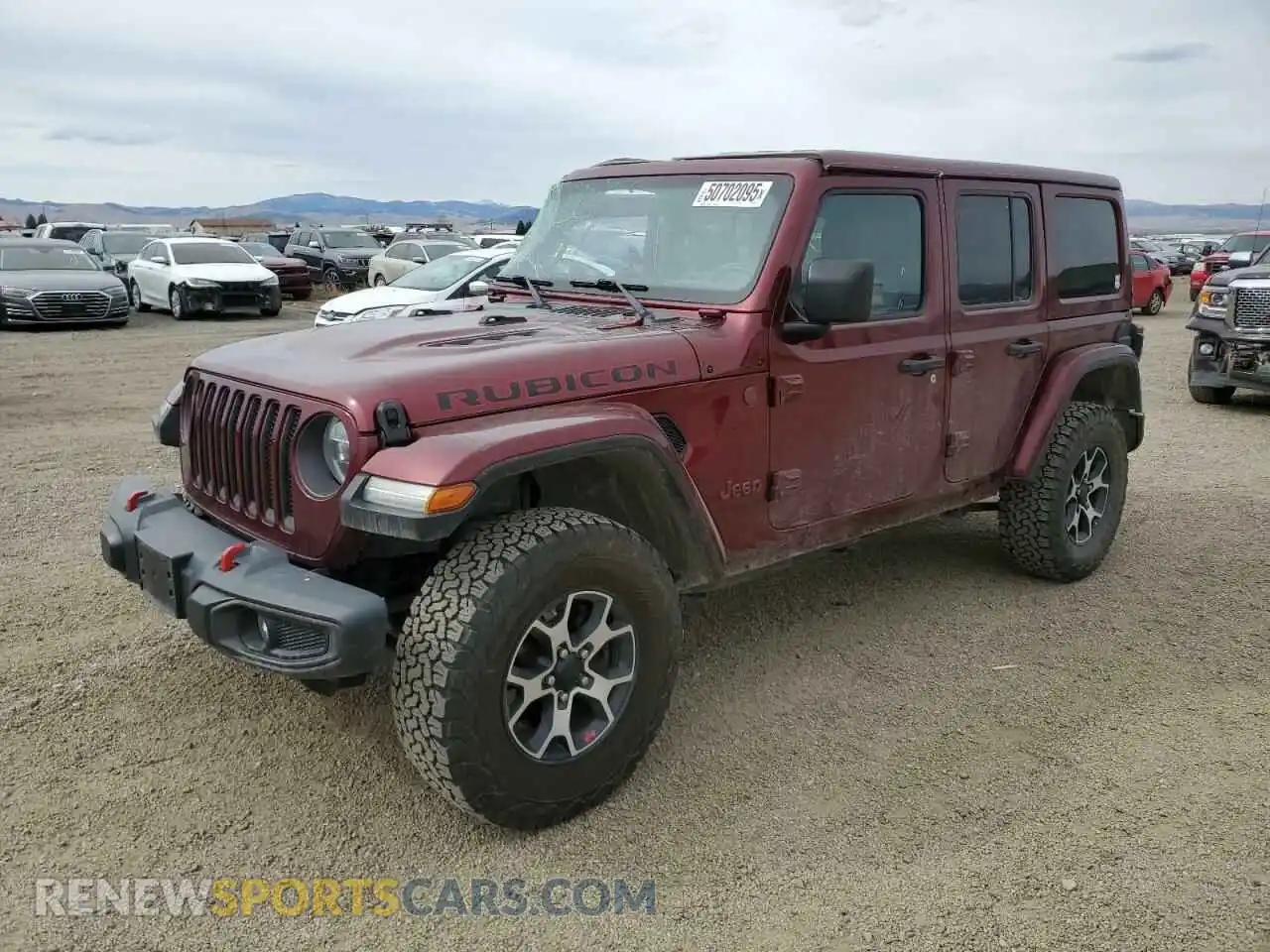 1 Photograph of a damaged car 1C4HJXFN1MW550161 JEEP WRANGLER 2021