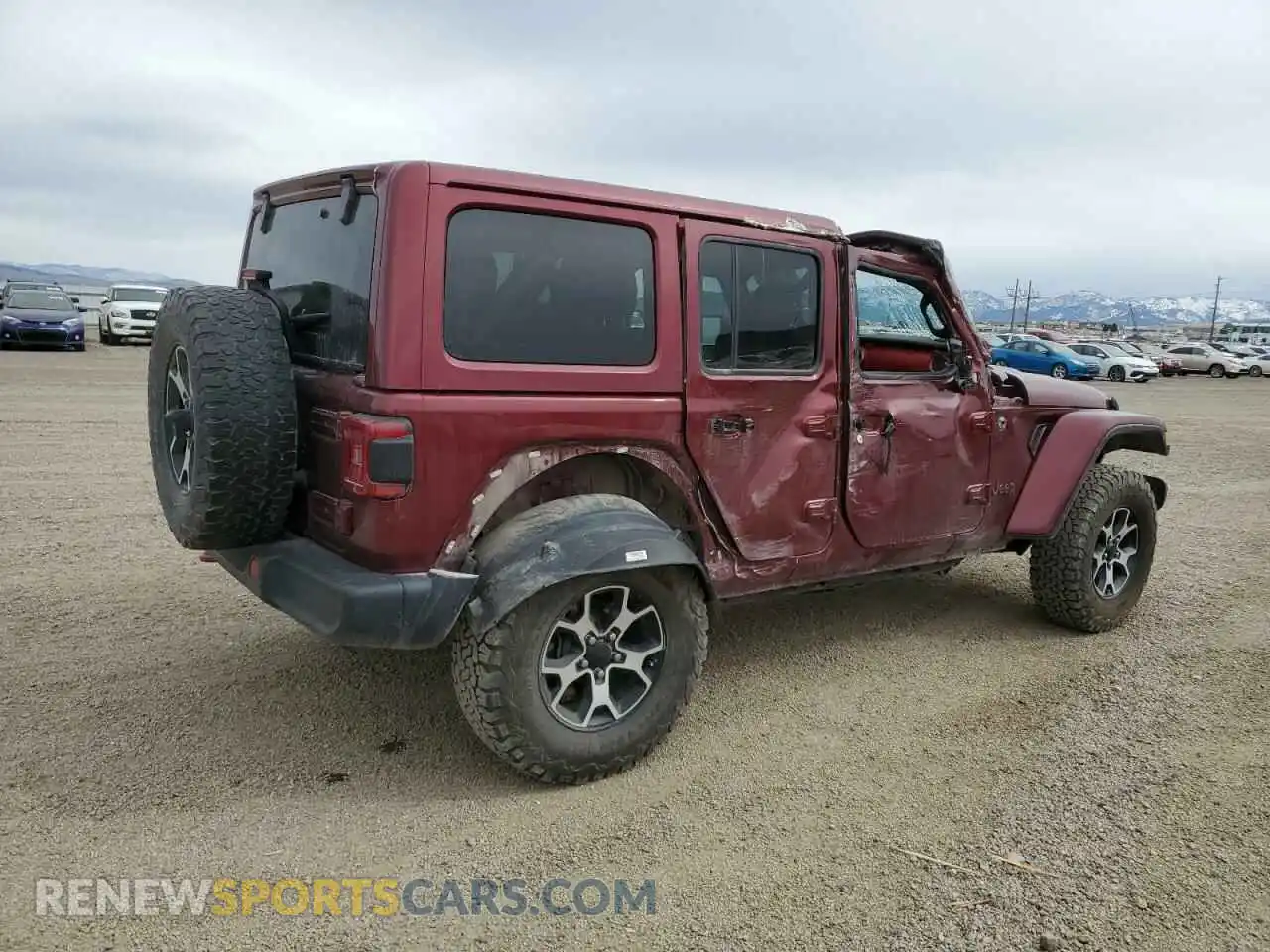 3 Photograph of a damaged car 1C4HJXFN1MW550161 JEEP WRANGLER 2021