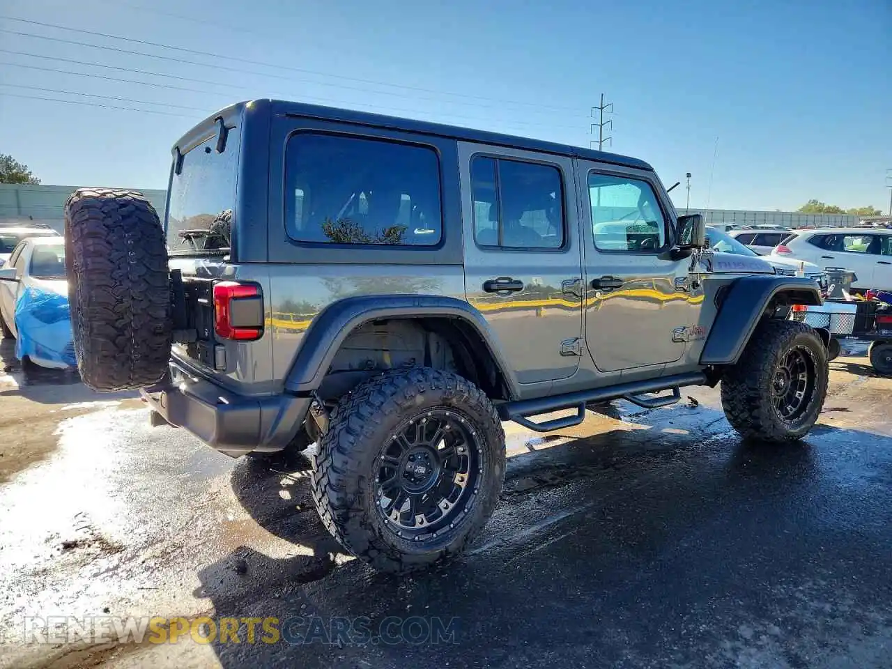 3 fotografías del automóvil dañado 1C4HJXFN1MW584214 JEEP WRANGLER 2021