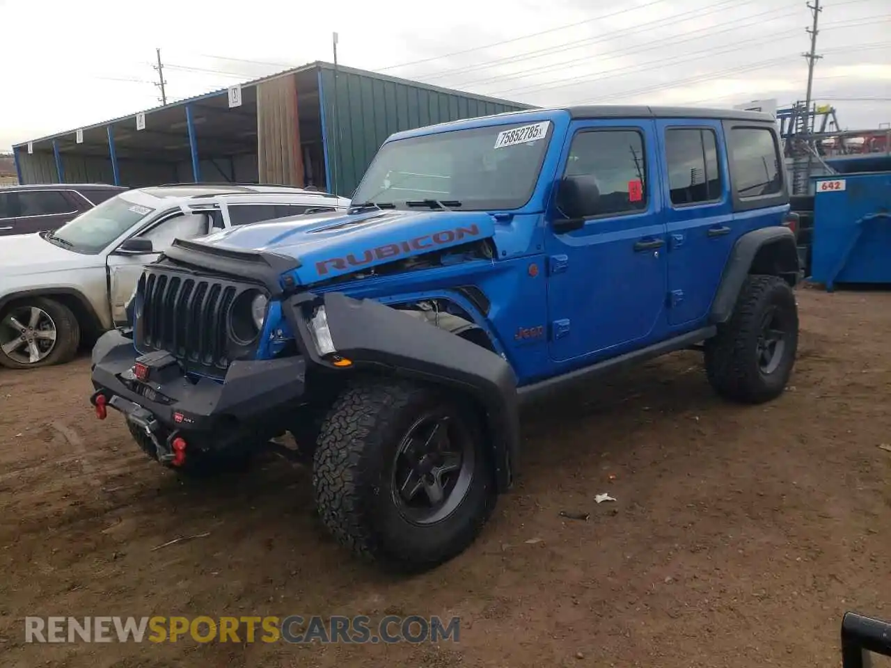 1 fotografías del automóvil dañado 1C4HJXFN1MW667481 JEEP WRANGLER 2021