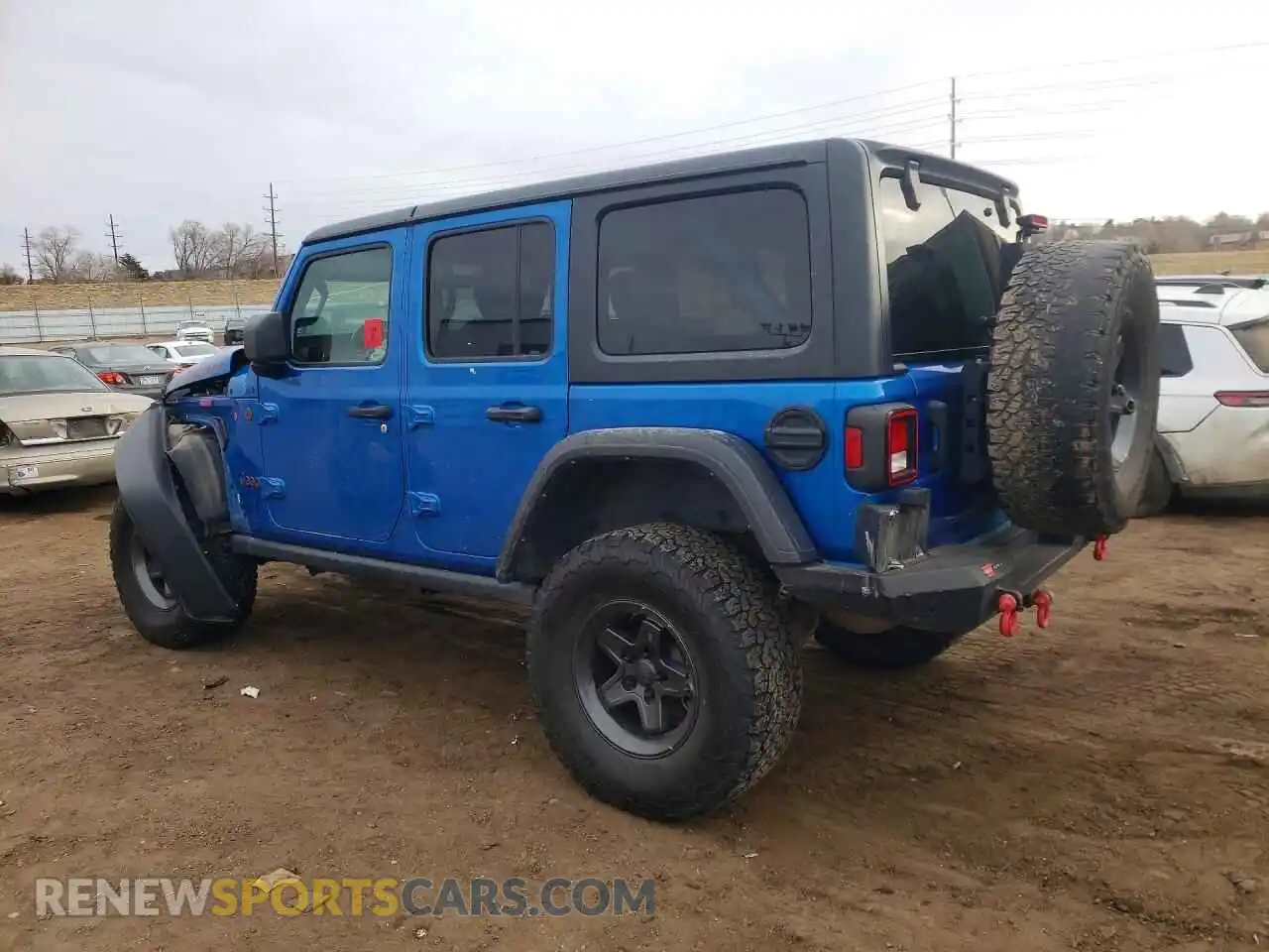2 fotografías del automóvil dañado 1C4HJXFN1MW667481 JEEP WRANGLER 2021