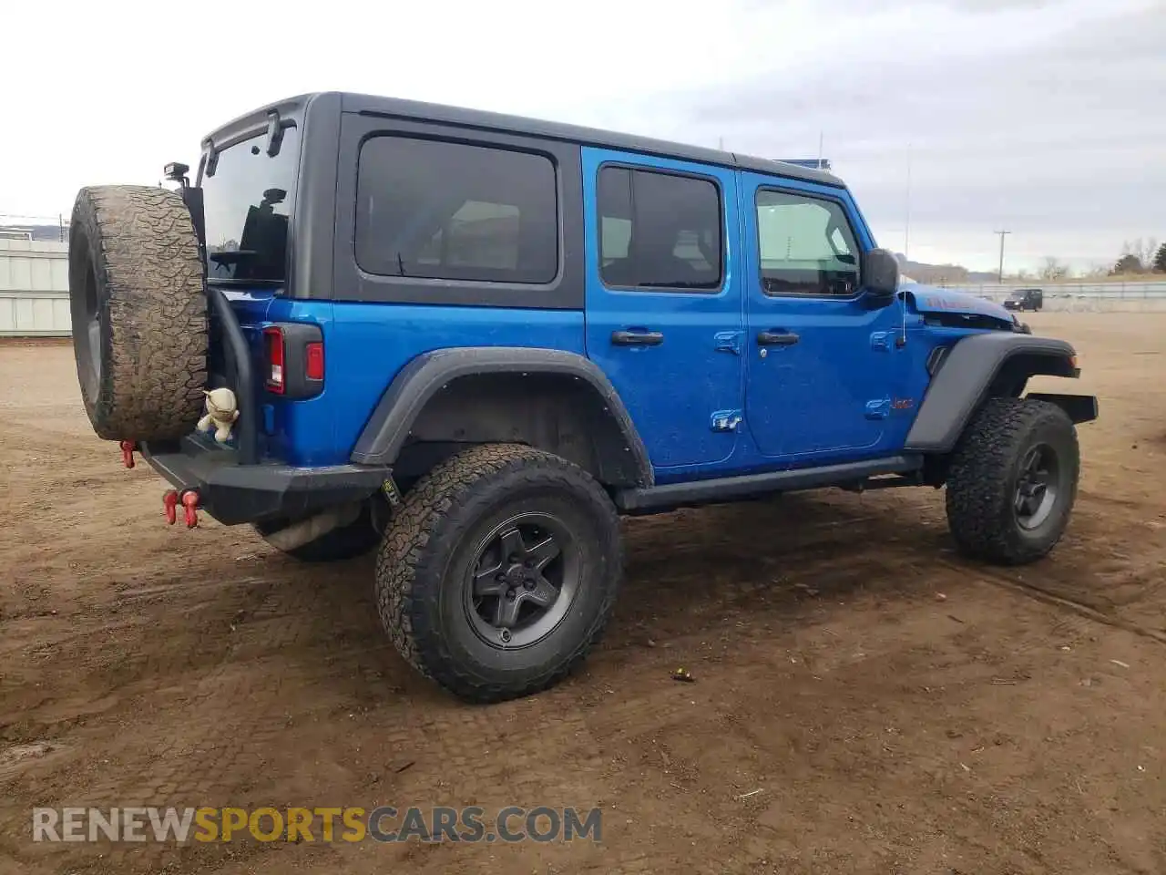 3 fotografías del automóvil dañado 1C4HJXFN1MW667481 JEEP WRANGLER 2021
