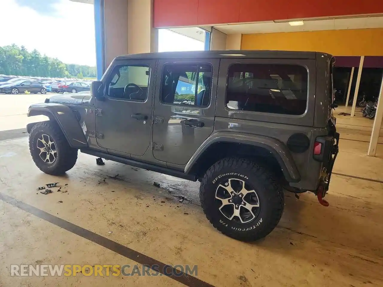2 fotografías del automóvil dañado 1C4HJXFN1MW796403 JEEP WRANGLER 2021
