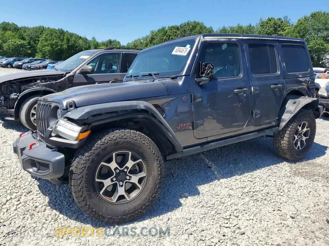 1 Photograph of a damaged car 1C4HJXFN2MW611338 JEEP WRANGLER 2021