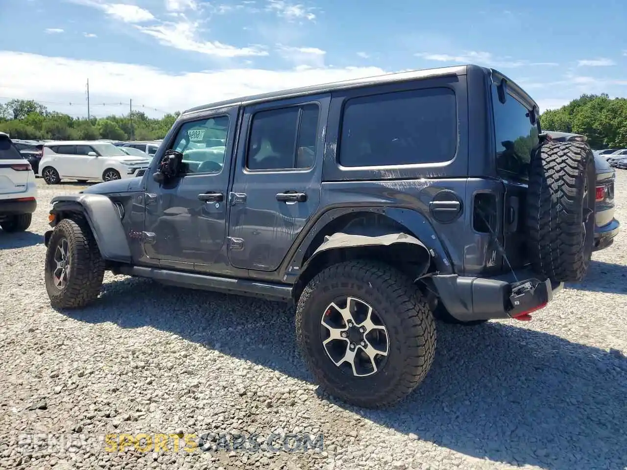 2 Photograph of a damaged car 1C4HJXFN2MW611338 JEEP WRANGLER 2021