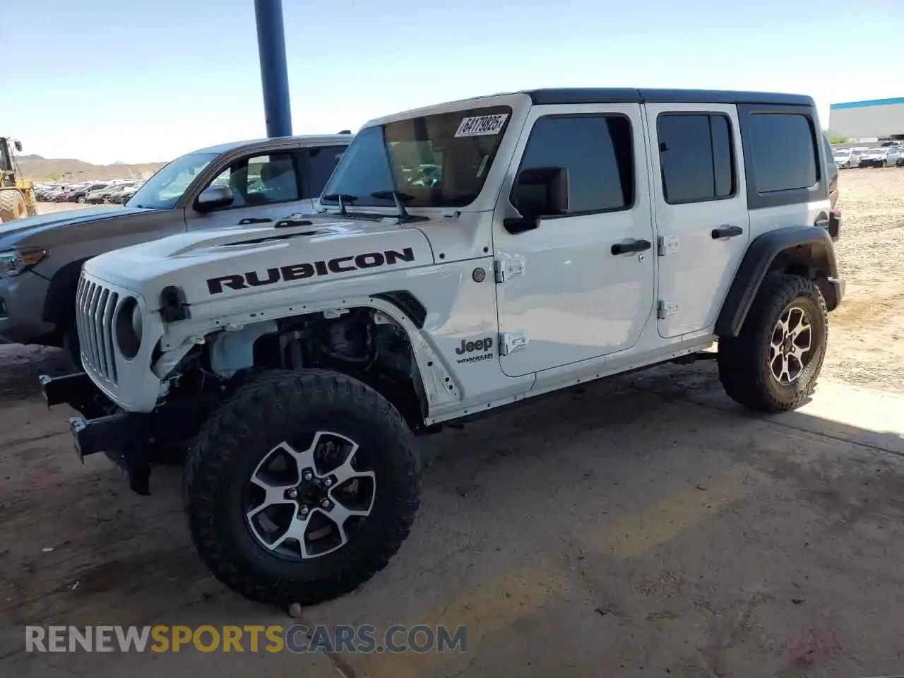 1 Photograph of a damaged car 1C4HJXFN2MW656294 JEEP WRANGLER 2021