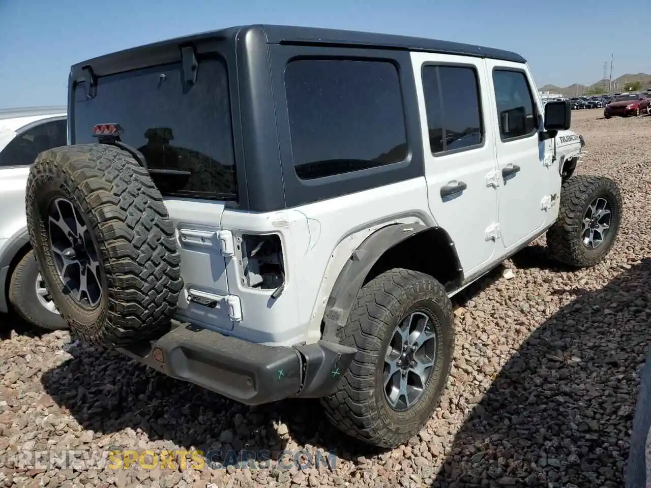 3 Photograph of a damaged car 1C4HJXFN2MW656294 JEEP WRANGLER 2021