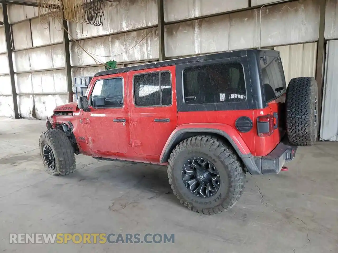 2 Photograph of a damaged car 1C4HJXFN3MW586790 JEEP WRANGLER 2021