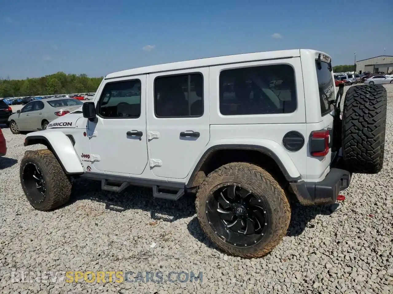 2 Photograph of a damaged car 1C4HJXFN3MW634045 JEEP WRANGLER 2021