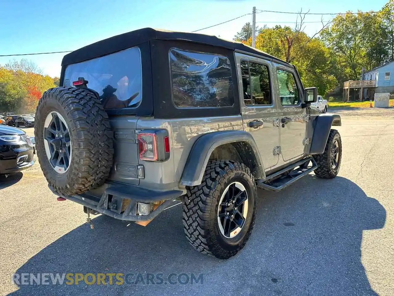 3 fotografías del automóvil dañado 1C4HJXFN3MW729334 JEEP WRANGLER 2021