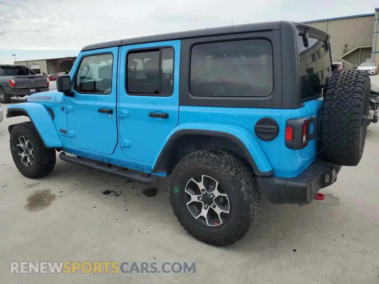 2 Photograph of a damaged car 1C4HJXFN4MW608053 JEEP WRANGLER 2021