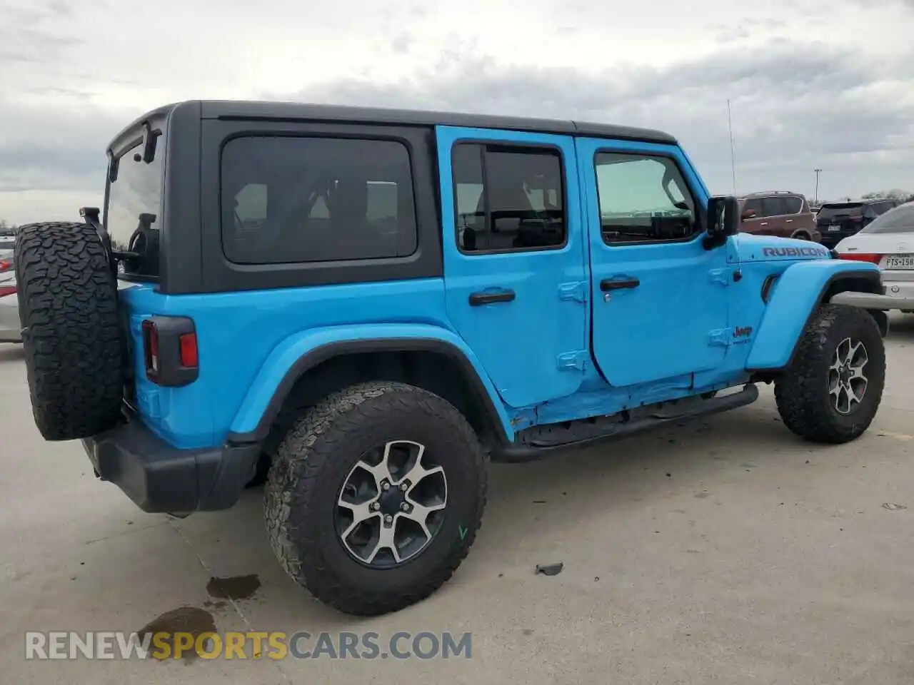 3 Photograph of a damaged car 1C4HJXFN4MW608053 JEEP WRANGLER 2021