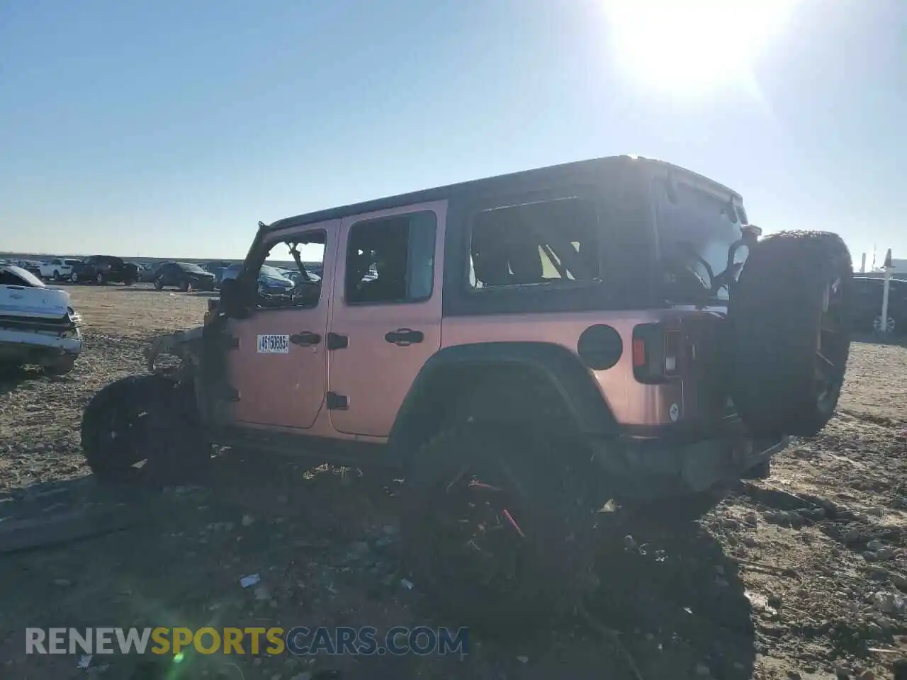 2 Photograph of a damaged car 1C4HJXFN5MW513999 JEEP WRANGLER 2021