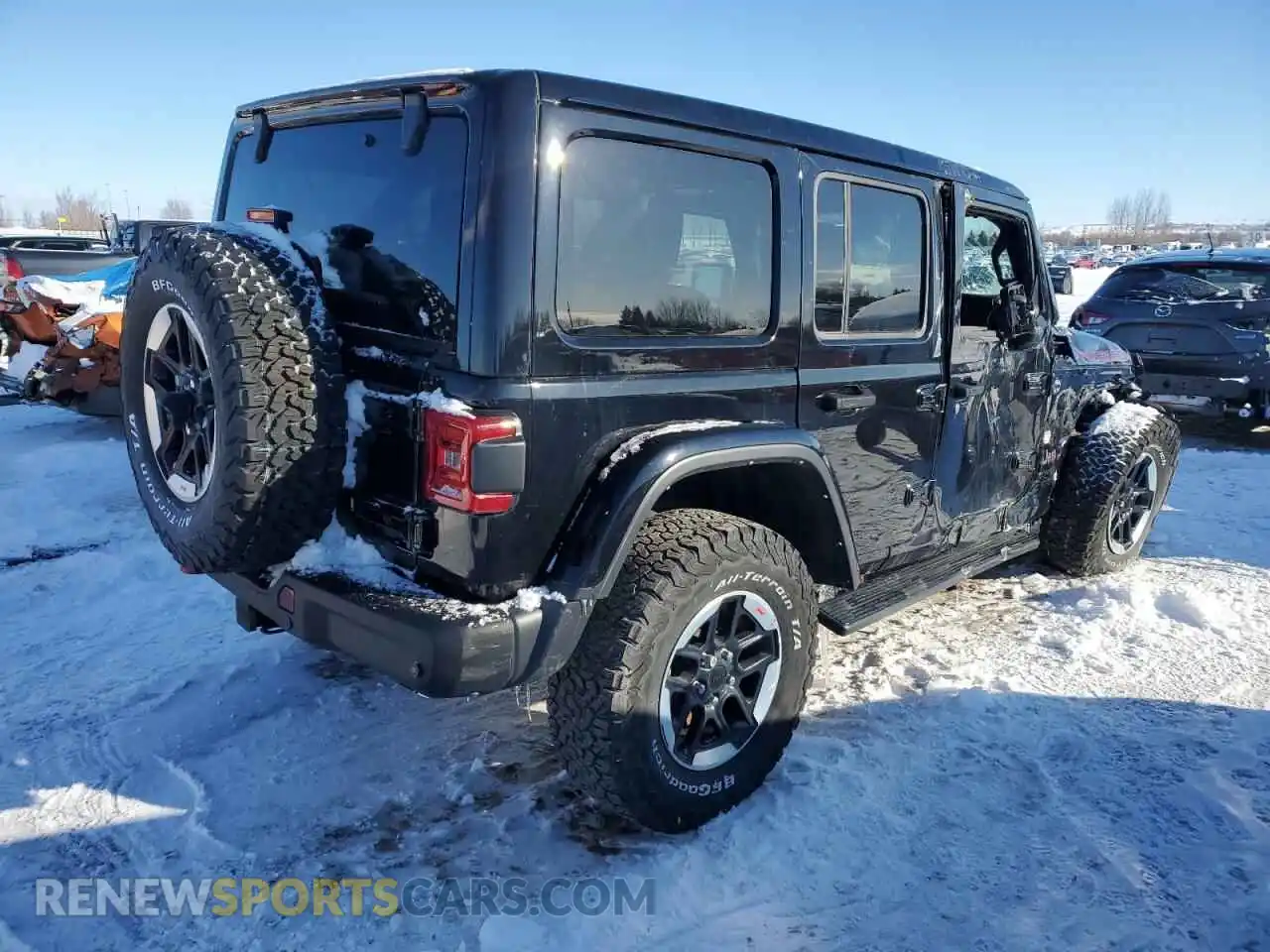 3 Photograph of a damaged car 1C4HJXFN5MW633608 JEEP WRANGLER 2021
