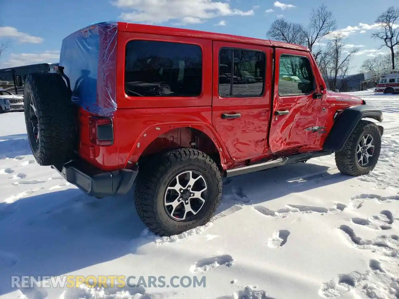 3 Photograph of a damaged car 1C4HJXFN6MW606014 JEEP WRANGLER 2021