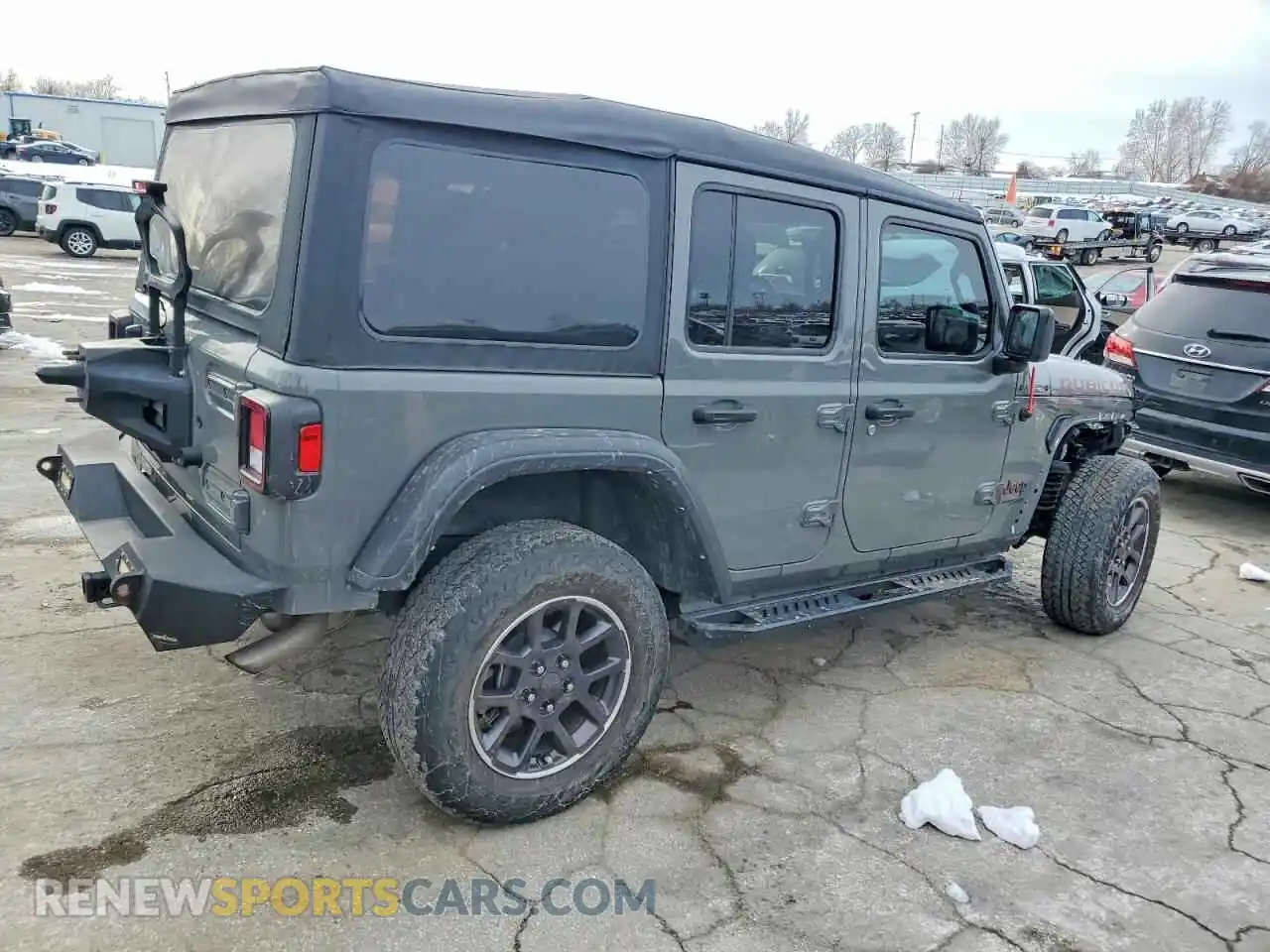 3 Photograph of a damaged car 1C4HJXFN6MW715606 JEEP WRANGLER 2021