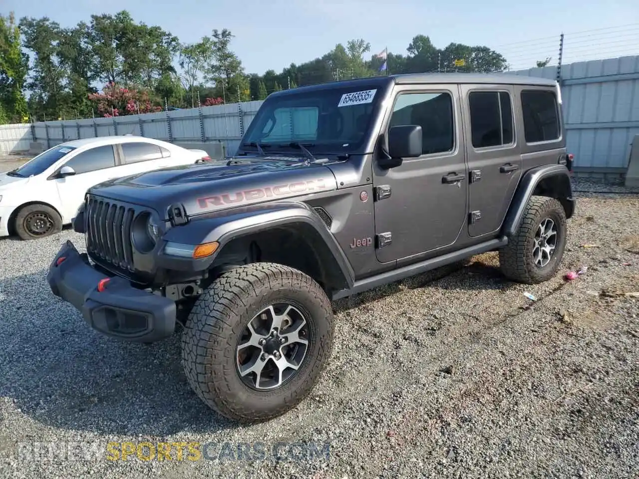 1 Photograph of a damaged car 1C4HJXFN7MW586520 JEEP WRANGLER 2021